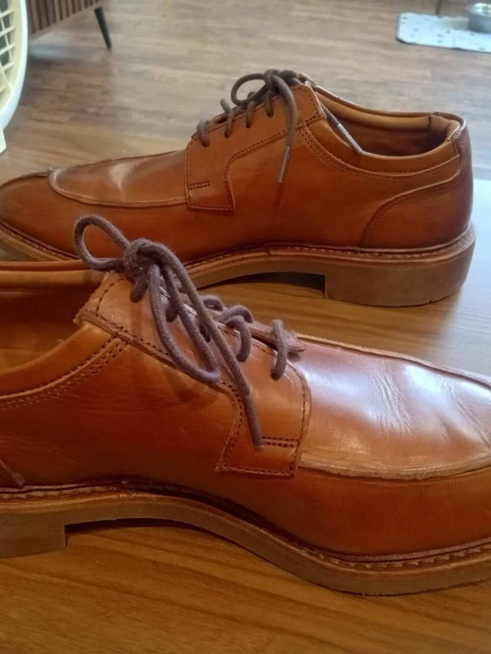Allen Edmonds Denali Derby Brown Leather Men’s Shoes Size 8.5 D 5876